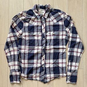 Ralph Lauren Denim & Supply Cowgirl Pearl Snap Plaid Shirt Women’s Size M